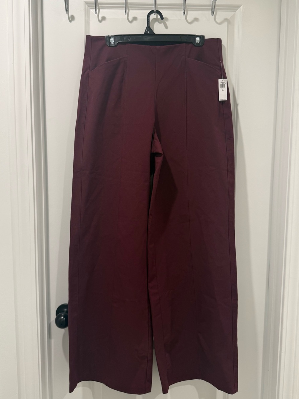 Old Navy Pull-on Pixie Wide Leg Maroon Pants -NWT